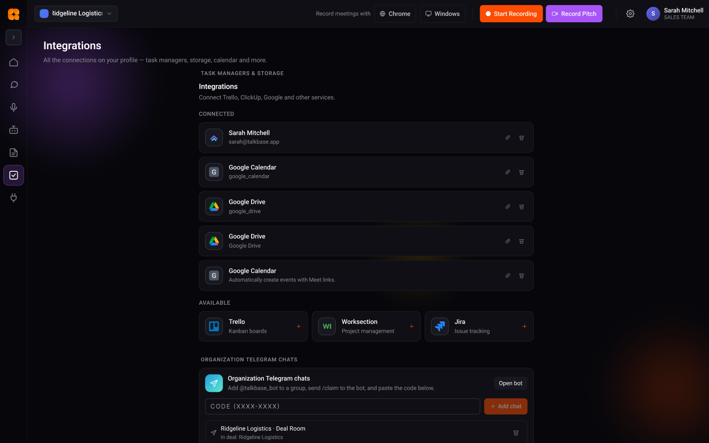 A look inside TalkBase